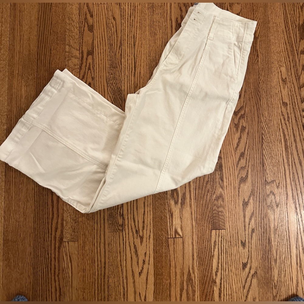 Paige Brooklyn Wide Leg Crop Pant Sz 28